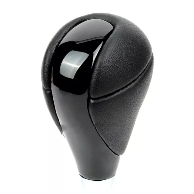 Piano Black Leather Automatic Gear Stick Shift Knob For Lexus IS250 2006 - 2012 3