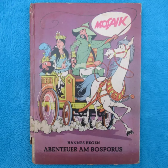 MOSAIK Digedags "Abenteuer am Bosporus" 1. Auflage 1966 Buch Hannes Hegen Z2 Z3