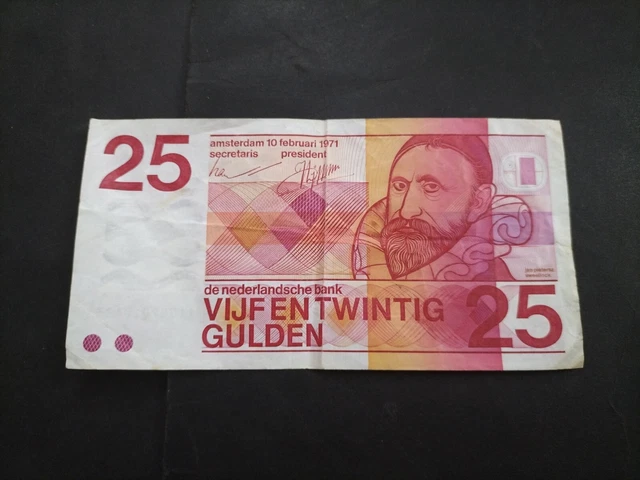 Netherlands 25 Gulden 1971