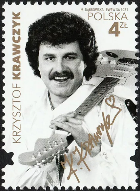 Poland 2021 - Polish music stars - Krzysztof Krawczyk - Fi 5171 MNH**