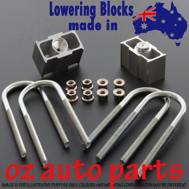 2 INCH (50MM) LOWERING BLOCKS WITH U BOLTS FOR DATSUN 620 / 720 4WD £61