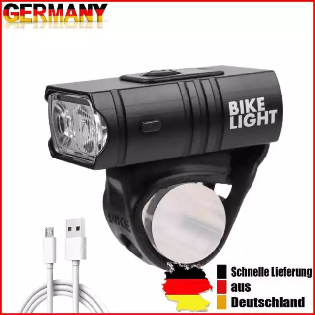 LED Bicycle Light 10W 800LM 6 Modes USB Rechargeable MTB Front Lamp