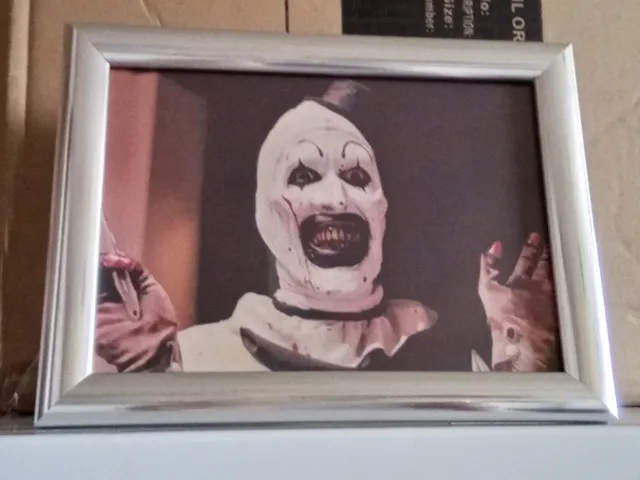 Art The Clown The Terrifier Halloween Horror Framed Picture