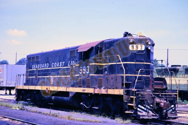 Vtg 1973 Train Slide 993 SCL Seaboard Coast Line Railroad X3M016