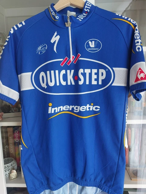 Maillot Cycliste Vintage Vermarc Quick Step Innergetic UCI - Taille XL - Années 2000