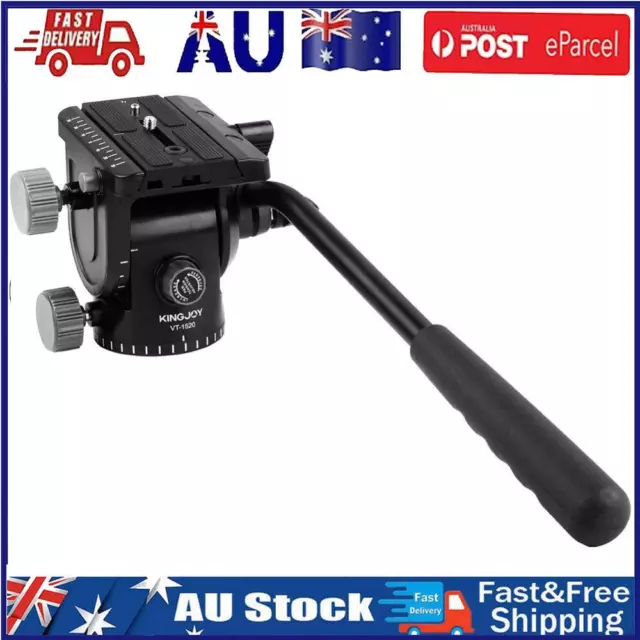 Heavy Duty Aluminum Camera Fluid Head Hydraulic Damping Tripod Ball Head