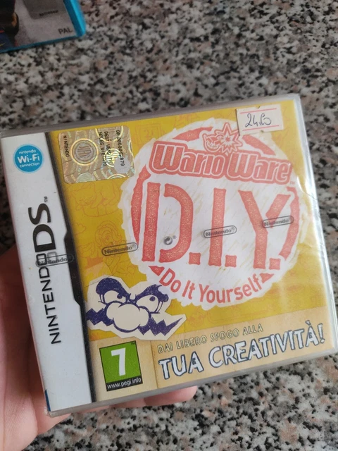 Wario Ware D.i.y. Do It Yourself Ds Nds Dsi 2Ds 3Ds Nintendo Sigillato Sealed