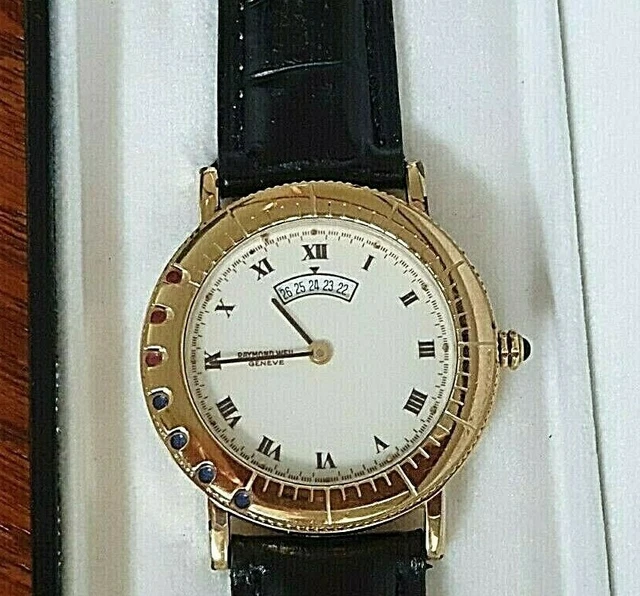 Raymond weil geneve online 18k gold electroplated prices