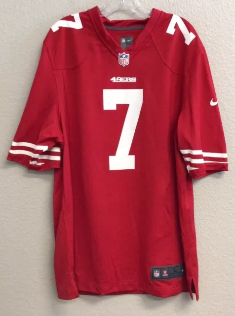 Nike On Field Colin Kaepernick Jersey San Francisco 49ers Size Large Red