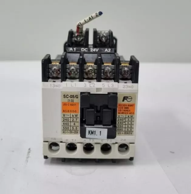 Fuji elec. Contactor 24VDC SC-05/G(SC14AG)