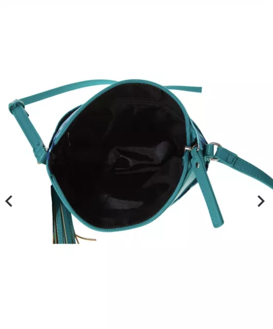 Samantha Brown To-Go Printed Tassel Zip Small Crossbody Bag 2