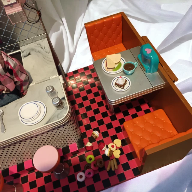 OUR GENERATION RETRO Diner With Accessories, Musical Jukebox & Doll £40