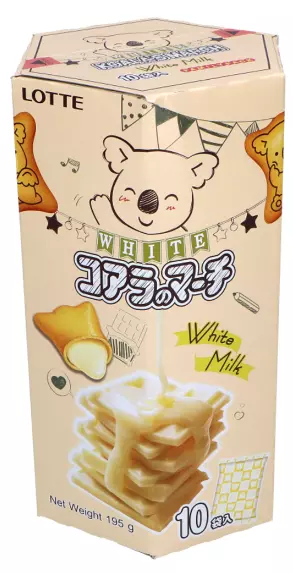 Lotte Koala's March White Milk Biscuits Family Pack (195 Gr.)