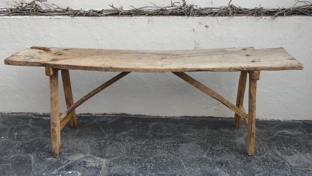 Antigua Mesa Para Bodas Año 1900 Can Tablero De Encina Rustica