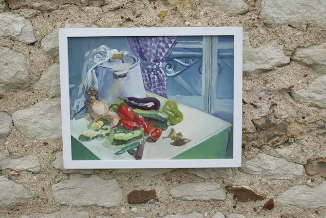 Le souper Huile sur toile XXeme non signe 4