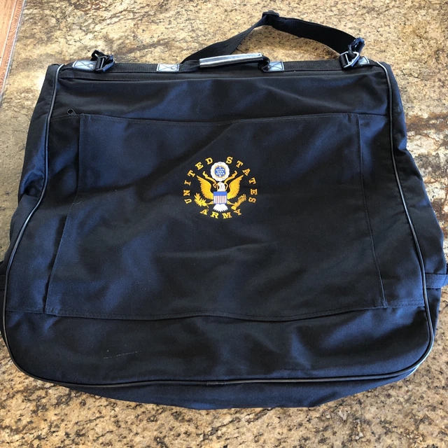US ARMY MILITARY Black Garment Bag Luggage Uniforms ASU Dress 15.00