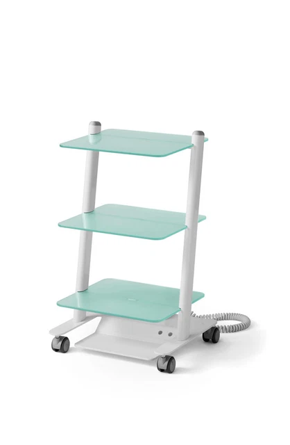 Carrello Medico 3 Livelli - Portatile Con Ruote E Freni Per Beauty E Dentale - Foto 2