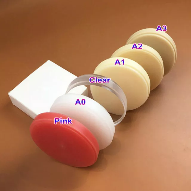 5 piezas bloques de materiales de laboratorio dental CAD CAM PMMA para coronas temporales OD98*20 mm 2