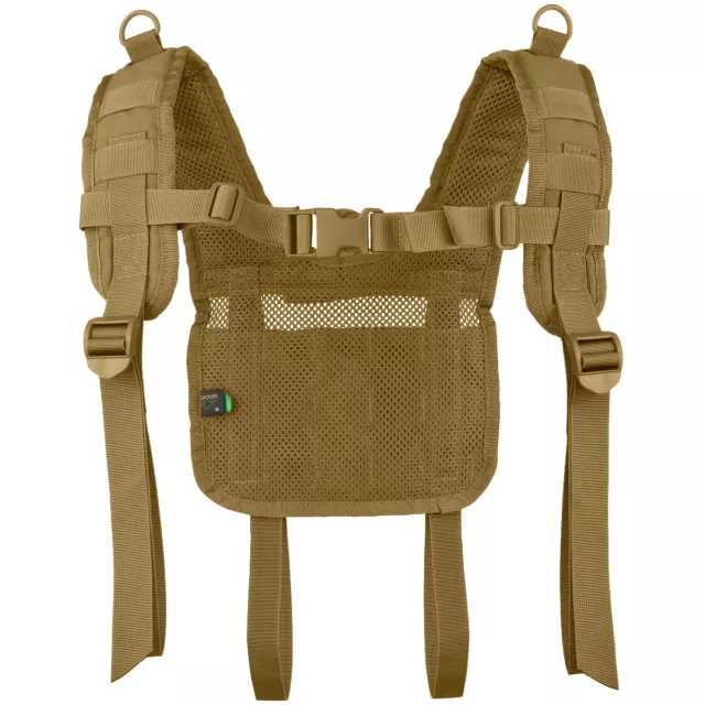 Condor Army H-Harness MOLLE Tactical Webbing Airsoft Operator Strap Coyote Brown
