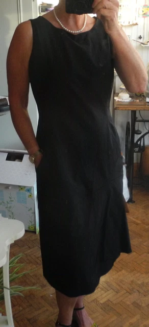 Robe Noire Comptoir Des Cotonniers (marque Deby Debo) - Taille 42 - Avec Capuche - Neuf Avec étiquettes (valeur 185€)
