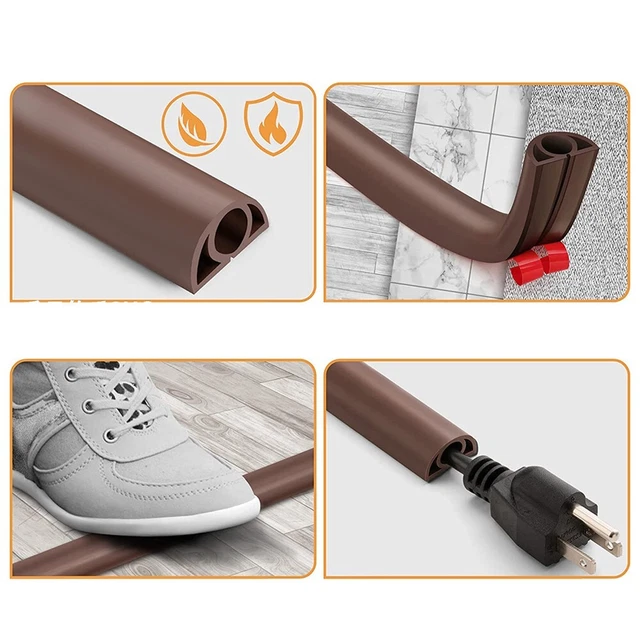 Flexible Cable Channel with Self Adhesive Base for Easy Installation