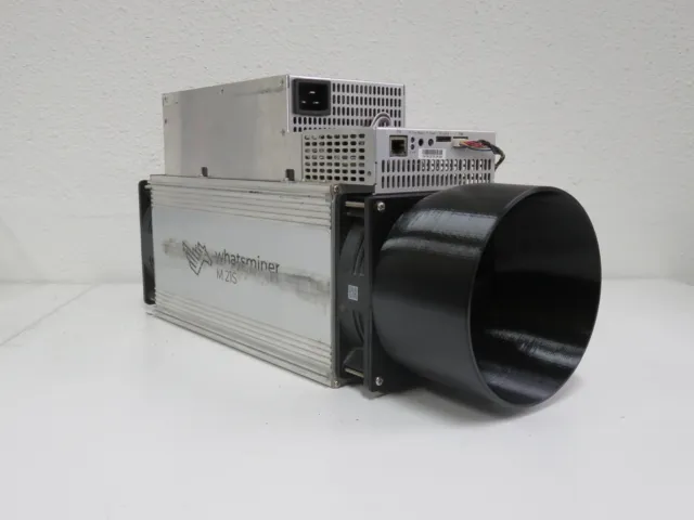 Whatsminer Shroud 6″ - 14cm fan to 6″ (15cm) Duct - 140mm Single Fan ASIC Miner