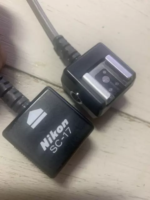 Nikon 35 MM Film Camera  SC-17 Remote Cord  Sync Cable