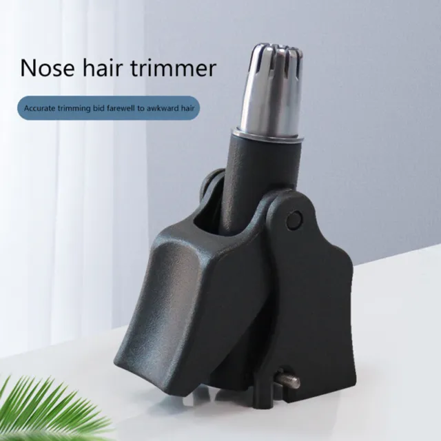 Nose Hair Trimmer For Men Ear Cleaner Stainless Steel Manual Mechanical Sha lu.m