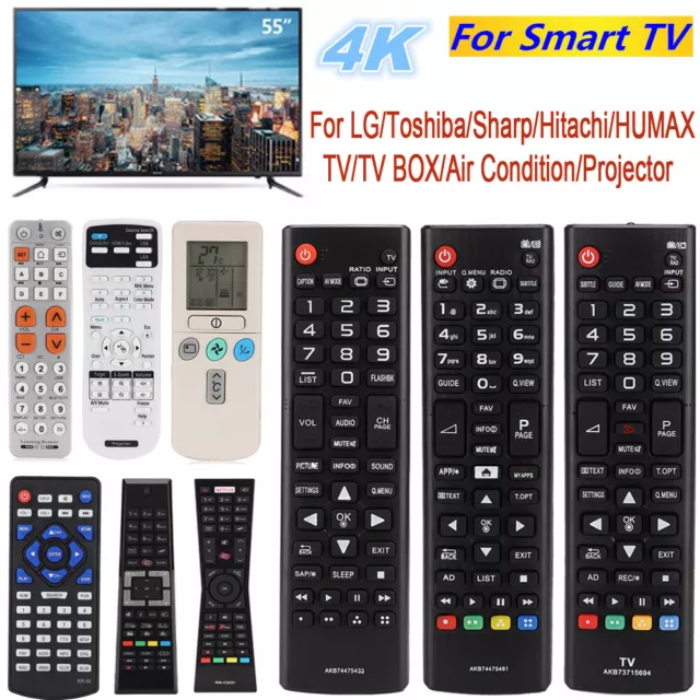TELECOMANDO UNIVERSALE SOSTITUZIONE per Smart TV LG/Toshiba/Sharp/Hitachi/HUMAX  EUR 6,08 - PicClick IT