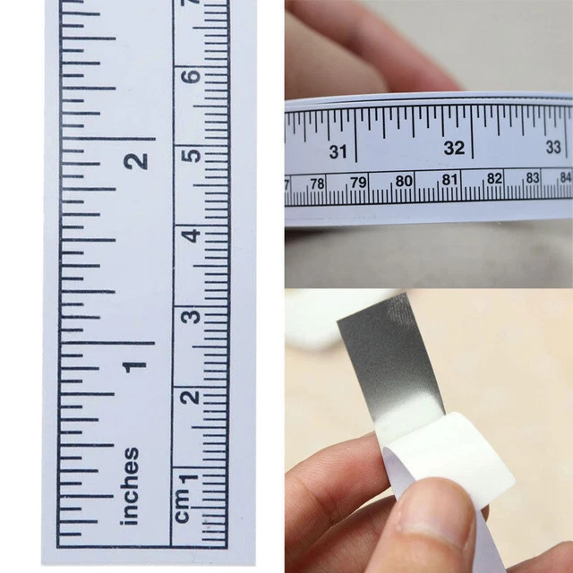 Selbstklebend Maßband Schneider-Massband Lineal Nähmaschine Aufkleber * N6W5