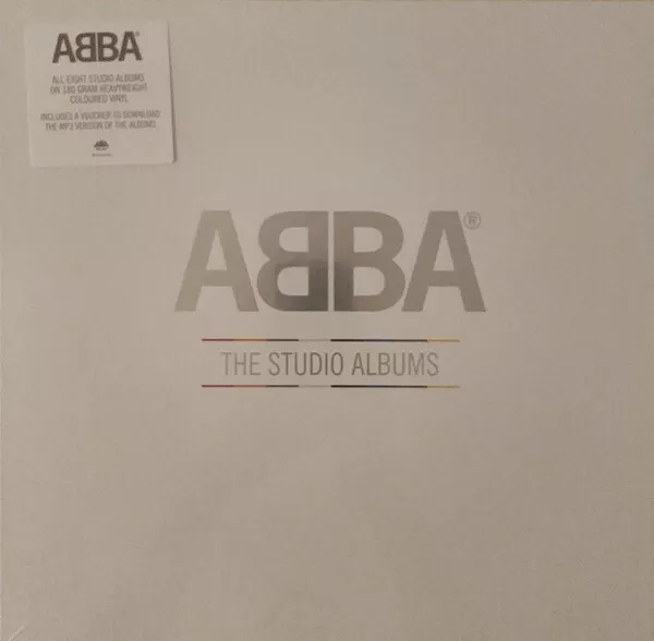 Abba "The Studio Albums" 8 Colored Vinyl Box Set Brand New