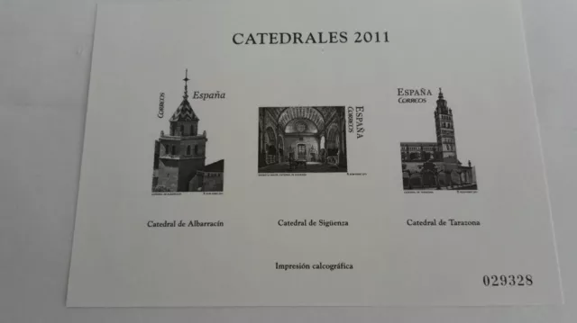 PRUEBA CALCOGRAFICA. 2011. Catedrales.