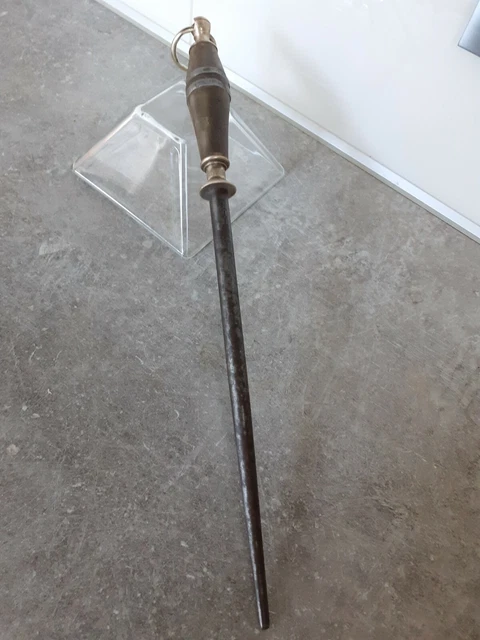 Ancien fusil à aiguiser manche en bois - germanenstahl solingen Germany diamant