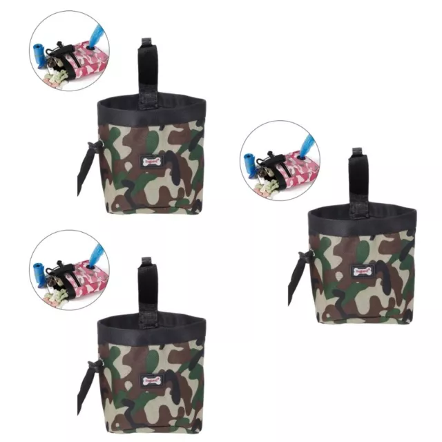 3 Pieces Pet Training Waist Bag with Adjustable Closure Snack