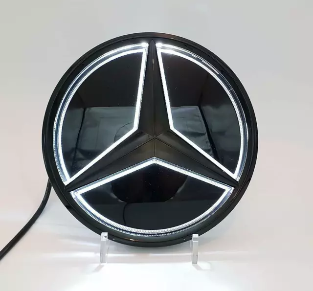 Front Grille Mirror Star Emblem LED Light Fit For Mercedes Benz A 2019-2022 W177