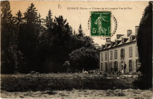 CPA AK COSSAYE - Chateau de la Grange et Vue du Parc (456667)