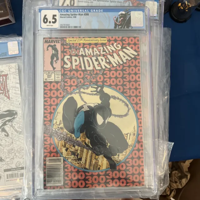 Amazing Spiderman 300 CGC 6.5 Newsstand! 1st VENOM! Todd McFarlane cover Thing