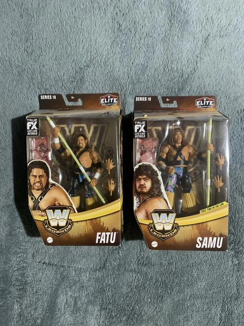 WWE ELITE CHASE Headshrinkers Samoan Swat Team Series 18 & Hof