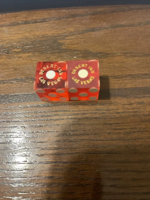 Desert Inn Casino Dice Las Vegas L1529 1998 Non Matching Numbers