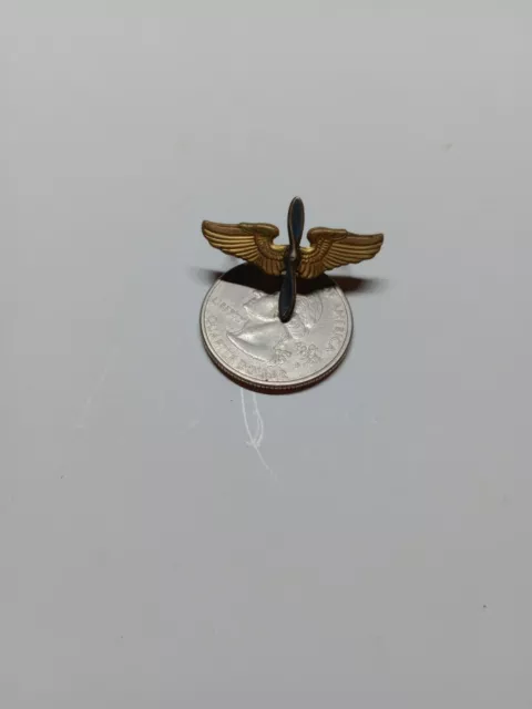 US Air Force Eagle Propeller Pin Used Military Metal