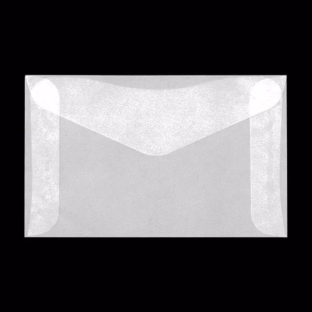 Glassine Envelopes Pack of 100 Paper Bags No.2 - 59.87 X 92.08 mm