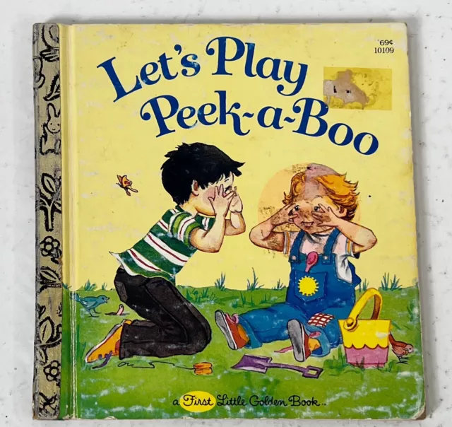 Let’s Play Peek-A-Boo by Joan Webb A First Little Golden Book 1981