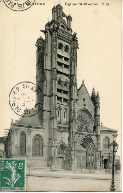 Carte Postale / Pontoise L'eglise Saint Maclou