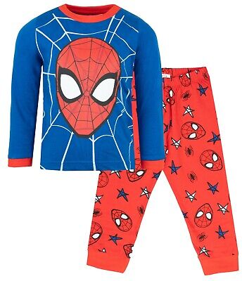Marvel Spiderman Pyjama Set I Ages 3-10 | Long Sleeve Spiderman Pj Set for Boys
