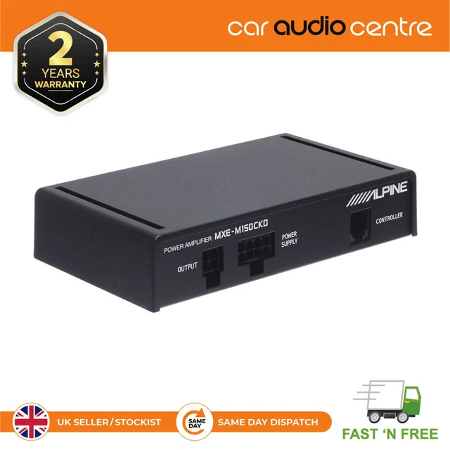 ALPINE SWA150KIT AMP 2 Channel Amplifier with Bass Remote for SWCD84S