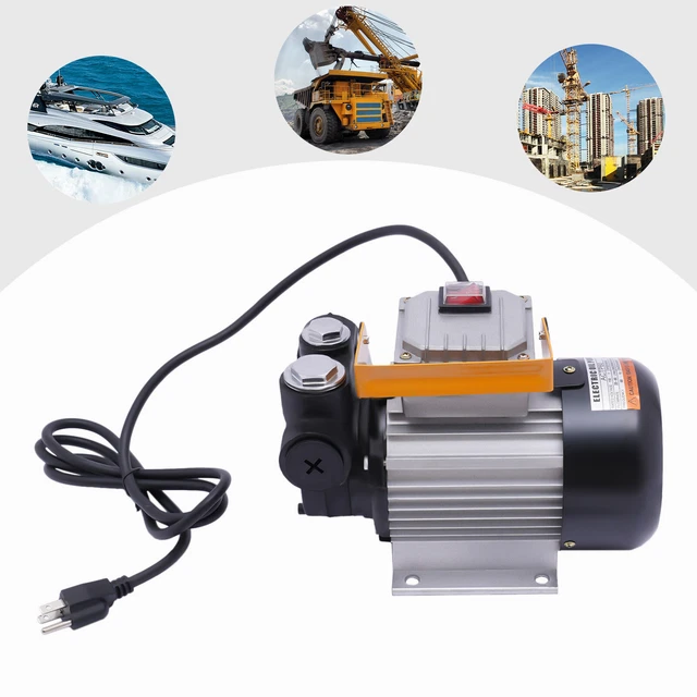 110V 550W Electric Transfer Pump 60L/Min Oil Change Fuel Diesel Pump SelfPriming