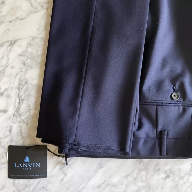 Lanvin Suit Trousers. Men’s, Slim Fit. 28” Waist. 90% Off RRP. BNWT. Blue.