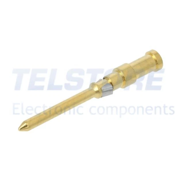 1pcs 10A-GM-1.0 Contatto maschio dorato 1mm2 18AWG da crimpare sciolto 10A  .