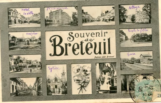 *30740 cpa Souvenir de Breteuil