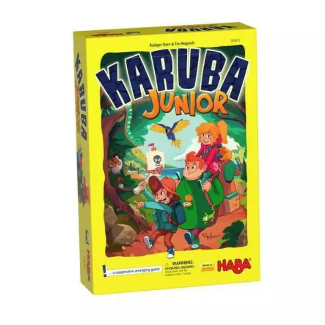 Haba Games Karuba Junior Cooperative Family Board Game 1 to 4 Players Ages 4+